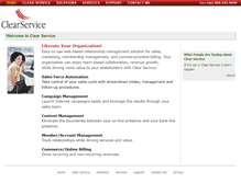 Tablet Screenshot of clearservice.com